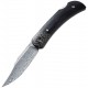 Couteau Rustic Gent Noir lame lisse Damascus 7.5cm manche G-10 (fibre de verre) CIVIVI - 2