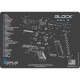 Station de maintenance Promat pour Glock Gen3 CERUS GEAR noir et bleu - 1