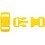 Boucle rapide paracorde 10mm plastique Jaune
