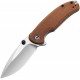 Couteau Pintail lame lisse acier CPM S35VN 7.6cm manche Micarta marron CIVIVI - 2