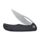 Couteau Shredder lame lisse Damascus 9.4cm manche G-10 (fibre de verre) CIVIVI - 3