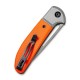 Couteau Trailblazer lame lisse acier 14C28N 7.5cm manche orange G-10 (fibre de verre) CIVIVI - 4