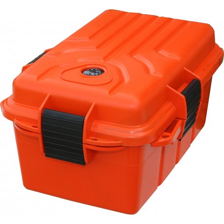 Boîte de survie étanche MTM 25x17x12cm orange - 1