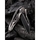 Couteau Arrakis lame lisse noir 8.8cm Acier Bohler M390 - 906CF-D WE KNIFE - 6