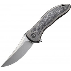 Couteau Mini Synergy lame lisse 7.4cm acier inoxydable - 2011CF-A WE KNIFE