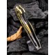 Couteau Arrakis lame lisse bicolore noir 8.8cm Acier Bohler M390 -906A WE KNIFE - 6