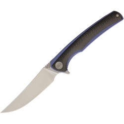 Couteau Model 704 lame lisse Acier Bohler M390 9.2cm - 704CF-B WE KNIFE - 2