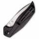 Couteau Anthropos lame lisse acier D2 8.2cm manche G-10 noir/Fibre de carbone CIVIVI - 4
