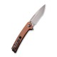 Couteau Keen Nadder lame lisse Acier Bohler N690 8.8cm manche Micarta marron CIVIVI - 5