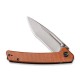 Couteau Keen Nadder lame lisse Acier Bohler N690 8.8cm manche Micarta marron CIVIVI - 3