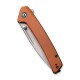 Couteau Keen Nadder lame lisse Acier Bohler N690 8.8cm manche Micarta marron CIVIVI - 4