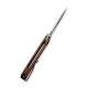 Couteau Keen Nadder lame lisse Acier Bohler N690 8.8cm manche Micarta marron CIVIVI - 7