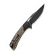Couteau Dogma lame lisse acier D2 noir 8.8cm manche noir Laiton CIVIVI - 6