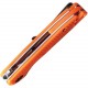 Couteau Durus lame lisse acier D2 7.6cm manche G-10 Orange (fibre de verre) CIVIVI - 7