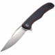 Couteau Shredder lame lisse Acier D2 9.4cm manche G-10 noir/rouge (fibre de verre) CIVIVI - 2