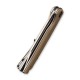 Couteau Brigand lame lisse acier D2 8.8cm manche G-10 (fibre de verre) Tan CIVIVI - 5