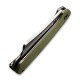 Couteau Bullmastiff lame lisse acier inoxydable 9.7cm manche G-10 vert OD (fibre de verre) CIVIVI - 7