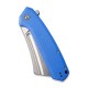 Couteau Bullmastiff lame lisse acier inoxydable 9.7cm manche G-10 bleu (fibre de verre) CIVIVI - 5