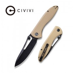 Couteau Picaro lame lisse acier D2 10cm manche G-10 Tan (fibre de verre) CIVIVI - 1
