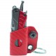 Etui pour pince multifonctions Dime et Squirt CLIP-&-CARRY fibre de carbone rouge - 1