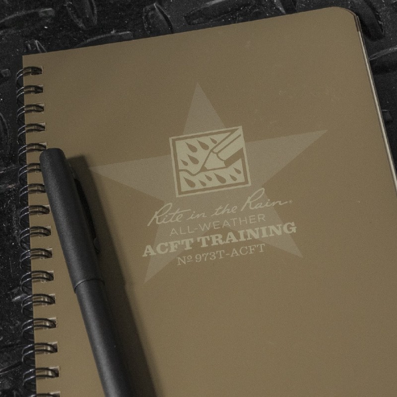 Carnet d'entrainement physique de US ARMY RITE IN THE RAIN - Conditions  Extremes