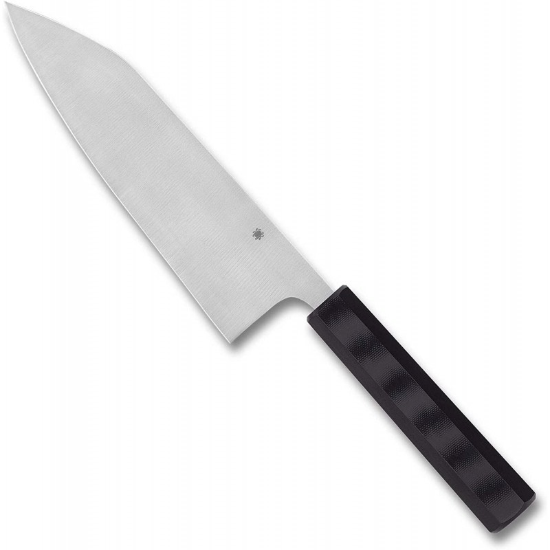 Spyderco Wakiita Bunka Bocho Kitchen Knife Black G10 BD1N Stainless K18gp