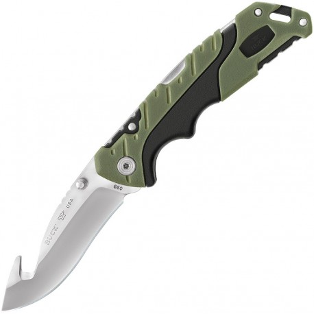 Couteau BUCK Large Pursuit Guthook lame 9.2cm pliant - 12256 - 1