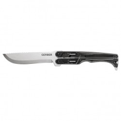 Machette Doubledown noire ouverture papillon lame 18cm GERBER