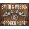 Plaque déco Smith & Wesson TIN SIGNS - 1