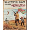 Plaque déco Remington Whatever You Shoot TIN SIGNS - 1