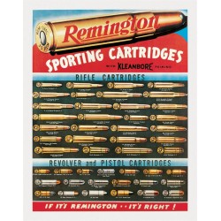 Plaque déco Remington Sporting Cartridges TIN SIGNS - 1