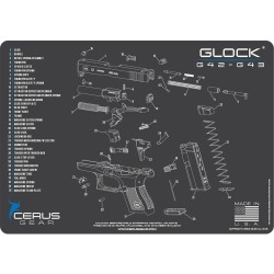 Tapis de maintenance Promat pour Glock 42 & Glock 43 CERUS GEAR - 1