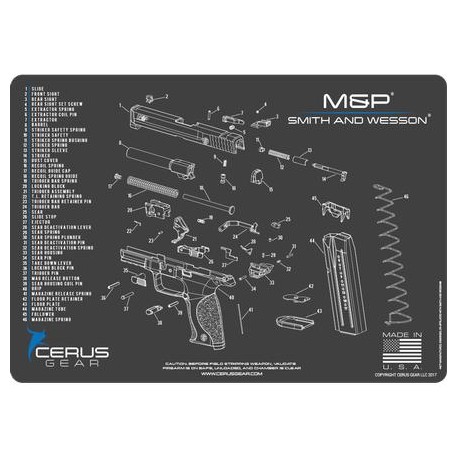 Tapis de maintenance Promat pour Smith & Wesson M&P CERUS GEAR - 1