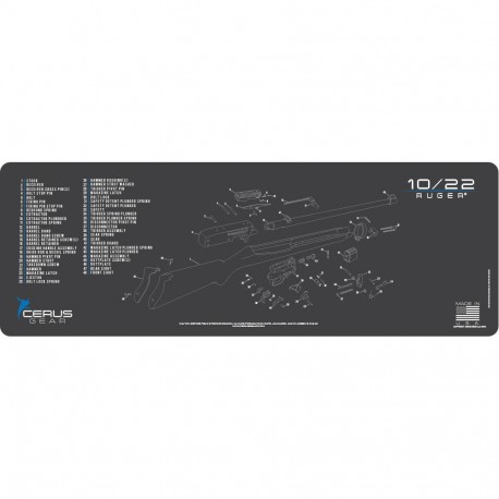 Tapis de maintenance Promat Schematic Spécial Ruger 10/22 CERUS GEAR - 1