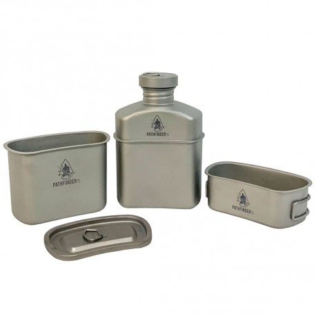 Kit de cuisine Canteen en titane PATHFINDER - 1