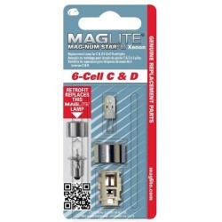 Ampoule de rechange Xénon Maglite C&D 6-cell