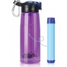Gourde filtrante violet Membrane Solutions 650ml