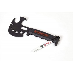 Hache de survie multifonctions Pro Elite OFF GRID TOOLS noir - 3