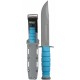 Couteau Space Bar lame lisse grise 17cm poignée bleue KA-BAR - 3