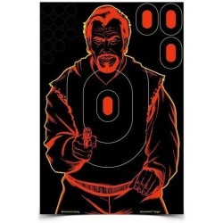 Cible silhouette Bad Guy 30x45cm pack de 5 BIRCHWOOD-CASEY