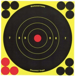 Cible de tir 15cm Bullseye pack de 60 BIRCHWOOD-CASEY