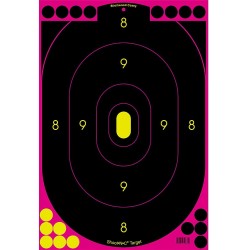 Cible de tir Shoot-N-C Rose 30x45cm pack de 5 BIRCHWOOD-CASEY - 1