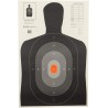 Cible de tir silhouette 58x90cm pack de 100 ACTION TARGET - 1