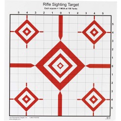 Cible de tir pour fusil 35x38cm pack de 100 ACTION TARGET - 1