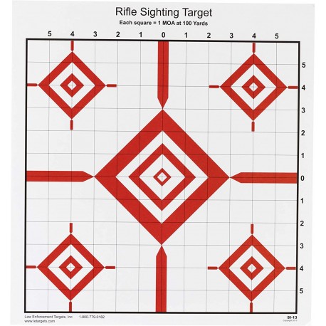 Cible de tir pour fusil 35x38cm pack de 100 ACTION TARGET - Conditions  Extremes