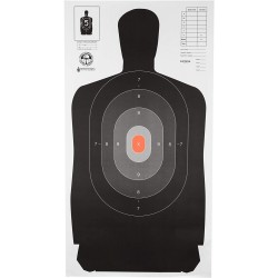 Cible de tir B-27 silhouette 60x114cm pack de 100 ACTION TARGET - 2