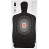 Cible de tir B-27 silhouette 60x114cm pack de 100 ACTION TARGET