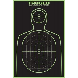 Cible de tir True-See 30x45cm pack de 6 TRUGLO - 2