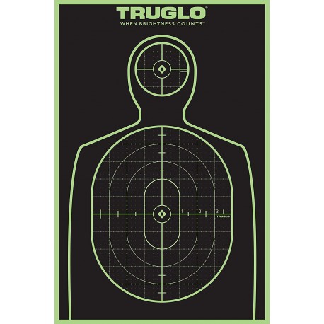 Cible de tir True-See 30x45cm pack de 6 TRUGLO - 1