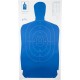 Cible de tir silhouette Bleu B27S - 61x114cm pack de 100 ACTION TARGET - 1